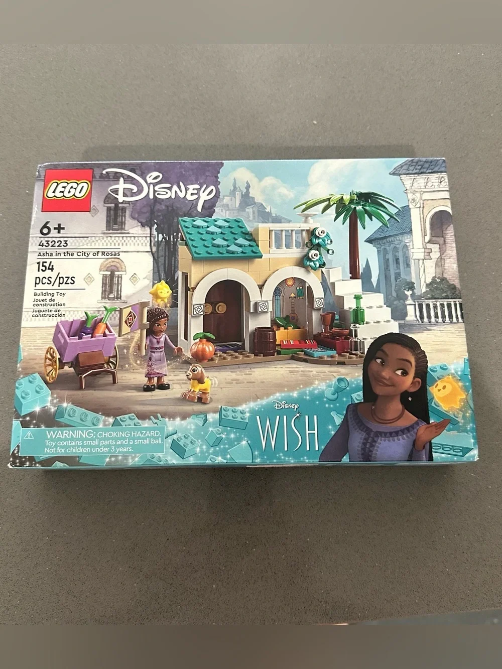 LEGO Disney Wish 43223 Asha in the City of Rosas Building Set 154 Pieces NIB